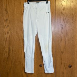 Nike baseball pants. White.